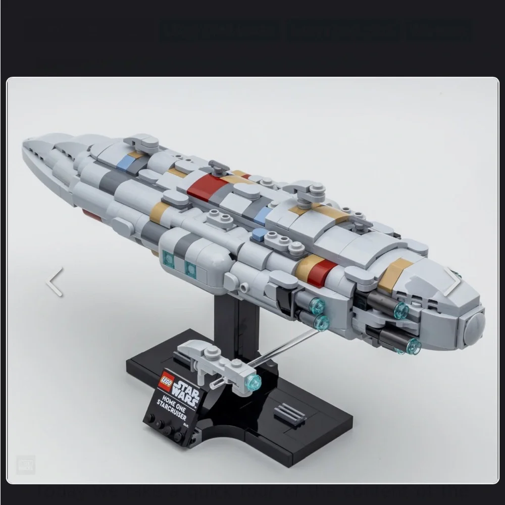 LEGO Star Wars Home One Starcruiser Set (75405) 579 Pieces 18+ NIB